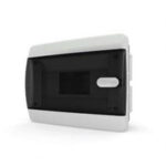 IEK-Tekfor бокс 12М встраиваемый IP41 прозрачная черная дверца нажимной