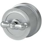 Выключатель на 4 положения двухклавишный (Матовый хром) ретро