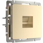 Розетка Ethernet RJ-45 (шампань)