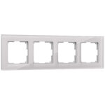 Рамка на 4 поста (дымчатый,стекло)