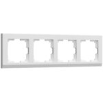 Рамка на 4 поста (белый)