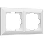 Рамка на 2 поста (белый)
