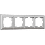 Рамка на 4 поста (серебряный)
