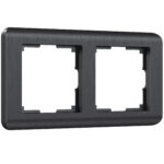 Рамка на 2 поста (графит)