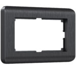 Рамка для двойной розетки (графит)