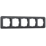Рамка на 5 постов (графит)