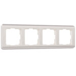 Рамка на 4 поста (перламутровый)