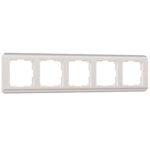 Рамка на 5 постов (перламутровый)