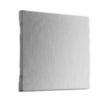 Клавиша для выключателя перекрестного (серебряный рифленый)