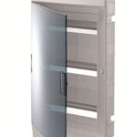 ABB Бокс в нишу Mistral IP41 36М зеленая прозрачная дверь 3 ряда (c клеммами)