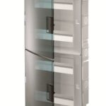 ABB Бокс в нишу Mistral IP41 48М зеленая прозрачная дверь (c клеммами)