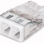 WAGO клемма без пасты на 2 провода плоская