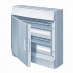 ABB Mistral IP41 Бокс накладной белый с белой дверцей 36М 2 ряда с клеммой