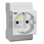 Розетка на DIN-рейку с заземлением контактов РАр 10-3-ОП