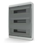 IEK-Tekfor бокс 54М накладной IP40 прозрачная черная дверца