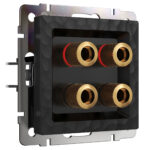 Акустическая розетка (черный)