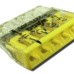 WAGO клемма без пасты на 5 проводов плоская