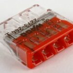 WAGO клемма с пастой на 4 провода