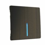 Клавиша для выключателя с подсветкой (бронзовый)