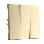 Набор клавиш для выключателя трехклавишного (шампань)