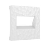 Накладка для двойной розетки Еthernet RJ-45 (hammer белый)