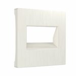 Накладка для двойной розетки Еthernet RJ-45 (перламутровый рифленый)