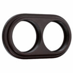 Рамка на 2 поста (венге)