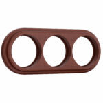 Рамка на 3 поста (итальянский орех)