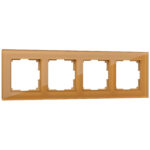 Рамка на 4 поста (бронзовый)