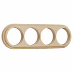 Рамка на 4 поста (светлый бук)