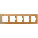 Рамка на 5 постов (бронзовый)