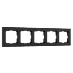 Рамка на 5 постов (черный)