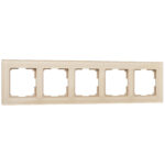Рамка на 5 постов (шампань)