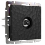 ТВ-розетка оконечная (черный)