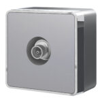 ТВ-розетка оконечная Gallant (серебряный)