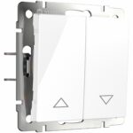 Выключатель жалюзи (белый)