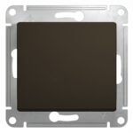 Schneider electric GLOSSA 1-клавишный ПЕРЕКЛЮЧАТЕЛЬ, сх.6, 10АХ, механизм, ШОКОЛАД