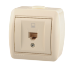 Lezard NATA розетка КОМПЬЮТЕР крем