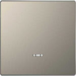 Клавиша одинарная с окошком Merten D-life никель металл MTN3320-6050