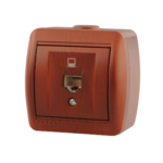 Lezard NATA розетка КОМПЬЮТЕР Вишня