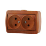 Lezard NATA розетка 2-я б/з Сосна