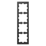 Рамка четверная Merten D-life антрацит