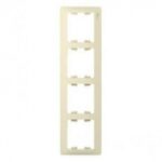 Schneider GLOSSA рамка 4-я вертикаль крем