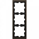 Рамка тройная Merten D-life мокко металл