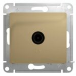 Schneider electric GLOSSA TV РОЗЕТКА проходная 4DB, ТИТАН