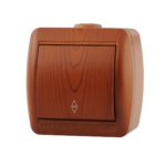 Lezard NATA выключатель 1 кл. проходной Сосна