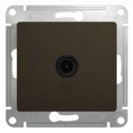 Schneider electric GLOSSA TV РОЗЕТКА проходная 4DB, механизм, ШОКОЛАД