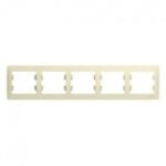 Schneider GLOSSA рамка 5-я горизонт крем