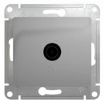 Schneider electric GLOSSA TV РОЗЕТКА одиночная 1DB, АЛЮМИНИЙ