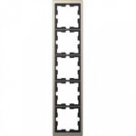 Рамка пятерная Merten D-life никель металл